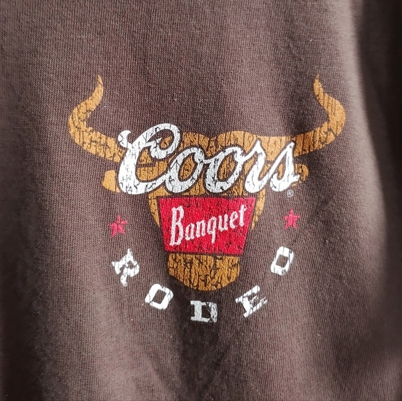 Coors Rodeo Vintage-look Unisex T-Shirt, s l - Picture 3 of 4